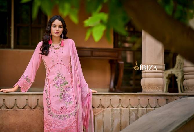 Rosemeen By Ibiza Muslin Embroidery Designer Salwar Kameez Wholesale Shop In Surat